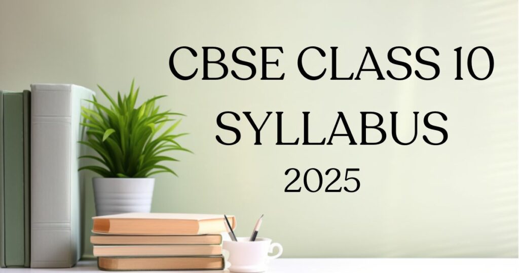 CBSE Class 10 syllabus