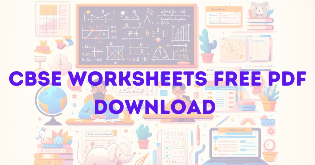 CBSE worksheets maths PDF Grade 7