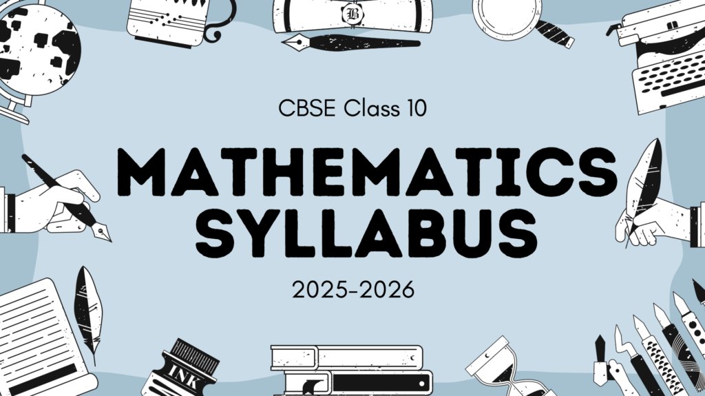CBSE Class 10 Maths syllabus